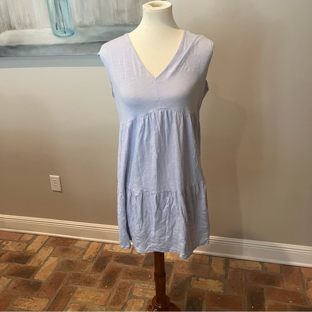 Baby blue tiered dress | M